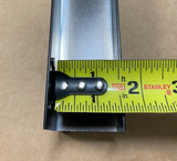 H-Channel 93" Aluminum Trim 2.5" x 1 5/8" Cargo Trailer Door Trim, Chair Rail