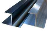 H-Channel 93" Aluminum Trim 2.5" x 1 5/8" Cargo Trailer Door Trim, Chair Rail
