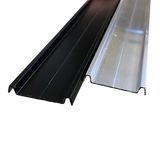 1-5/8" x 92" Aluminum Trailer Rub Rail Trim – Mill Finish or Black | Cargo & RV Flat Molding