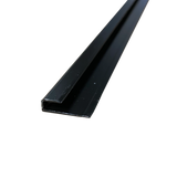 J Trim Aluminum Capping Rail Gutter Trim - 92" Long x 1/8" Hook x 7/8" Tall