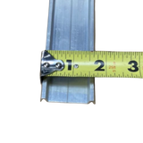 1-5/8" x 92" Aluminum Trailer Rub Rail Trim – Mill Finish or Black | Cargo & RV Flat Molding