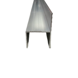 H-Channel 93" Aluminum Trim 2" x 1-3/8" (1-1/4" Inside) Cargo Trailer Door Trim, Chair Rail