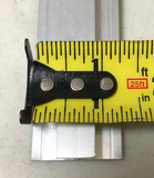 H Channel Aluminum Sheet Divider 1/8" Inside, 48-92" | Mill Finish