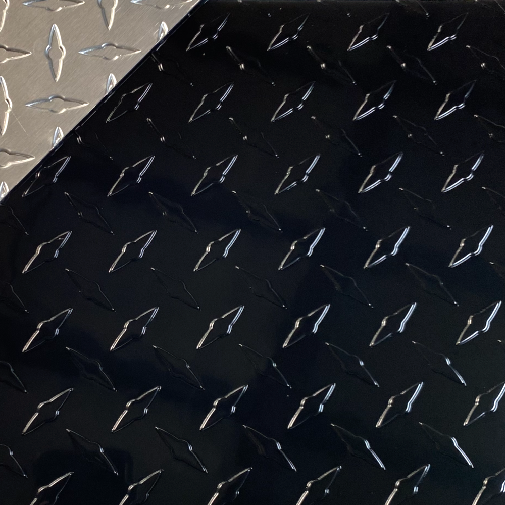 1 8 Black Aluminum Diamond Plate