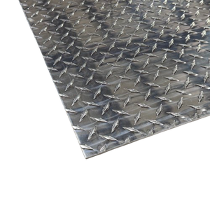 Diamond Plate Polished Aluminum Sheet Treadplate - .063" (1/16")