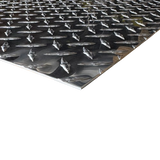 Diamond Plate Polished Aluminum Sheet Treadplate - .063" (1/16")
