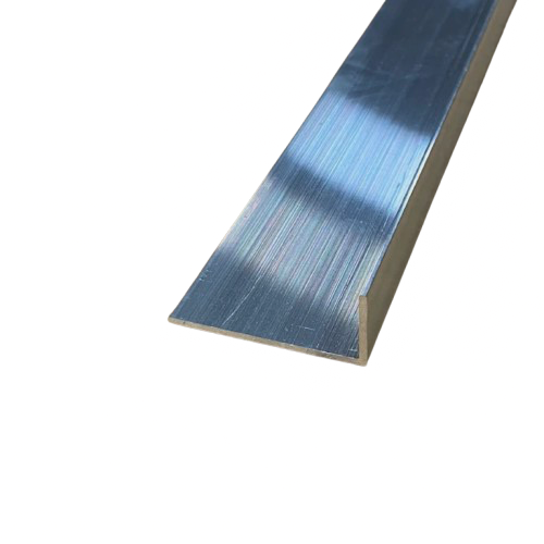 5/8" x 1-1/2" Aluminum Angle Trim 84" Long 1/16" Thick (.625" x 1.5") | Mill Finish