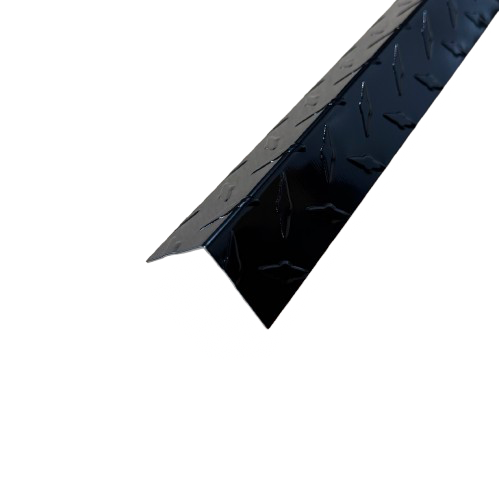 Black Diamond Plate Aluminum Corner Guard | .050" Thick