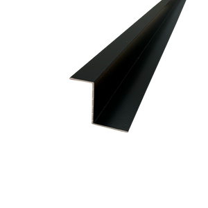 Black Aluminum Z Trim Angle 92" Long