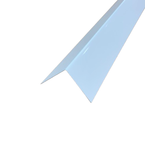 48-92" x 3" x 3" Painted Aluminum Trailer Corner Guard Trim .050" thick | White or Black