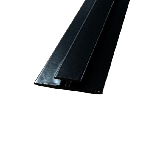 H Channel Aluminum Sheet Divider 1/8" Inside, 48-92" | Mill Finish or Black