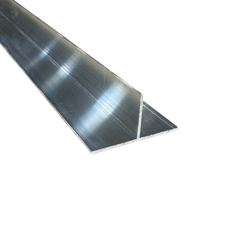 T-Trim Aluminum Cargo Trailer Slide Out Door Trim, Seam Connector Rail - 2" x 1"