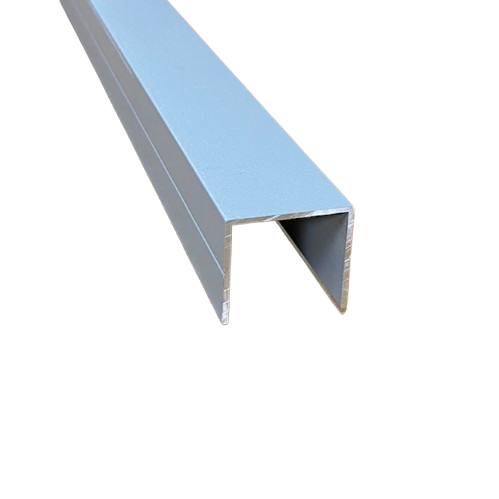 1" U Channel Rail Aluminum Trim C Channel | Black, Slate, or Mill Finish