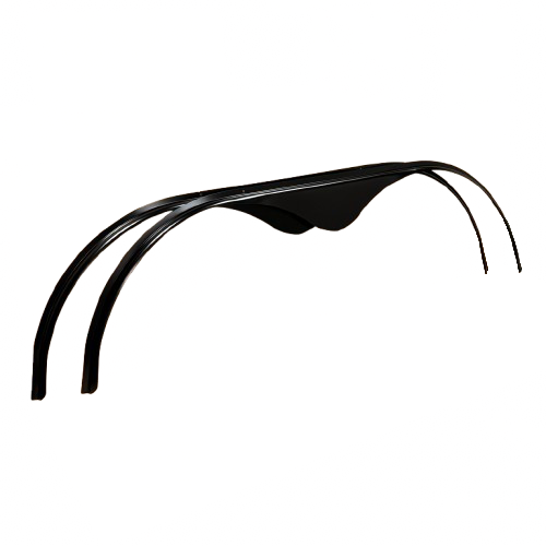 Smooth Tandem Fender Flare Round Teardrop Aluminum - 20" x 72" x 1" | Mill Finish or Black