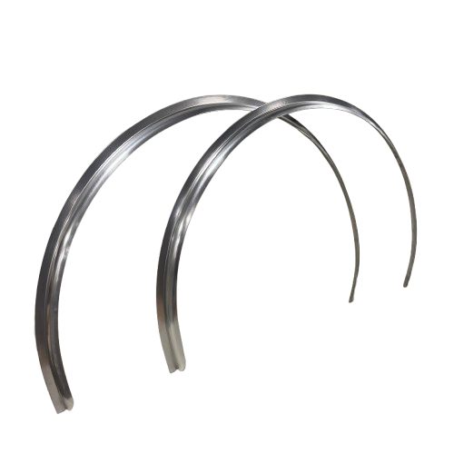 Smooth Fender Flare Round Aluminum - 26" x 36" x 1" | Mill Finish or Black