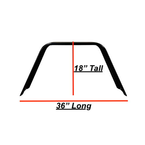 Diamond Plate Flat Top Aluminum Trailer Fender - 10" x 18" x 36" | Polished or Black