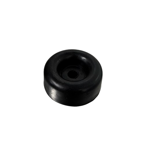 2.5" Black Rubber Trailer RV Door Bumper 1" Tall, Heavy Duty Stop | Black