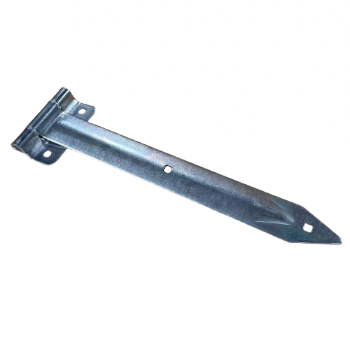 16" T Strap Hinge for Cargo Enclosed Trailer, Straight, Steel | Square Mount