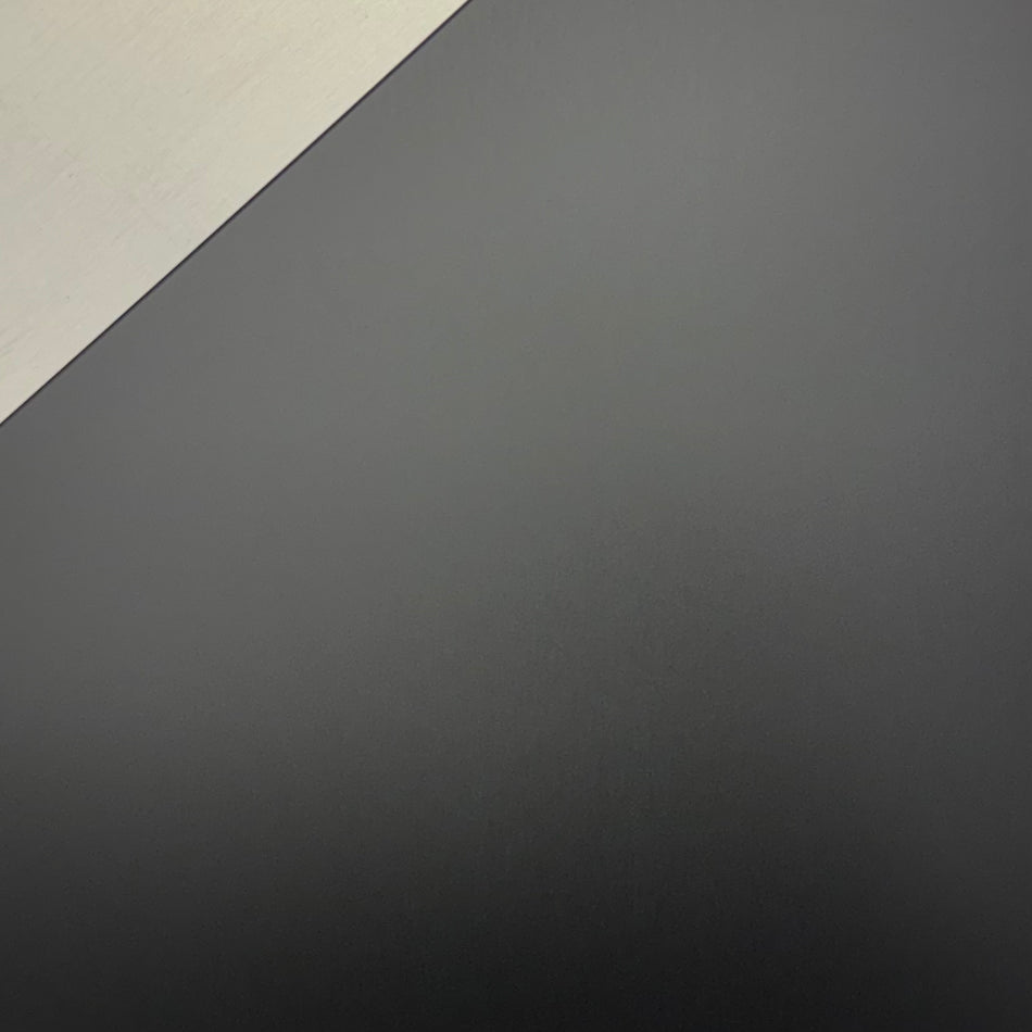 Matte Black Aluminum Cargo Trailer RV Sheet Skin - 49" Wide .030" Thick (Painted)