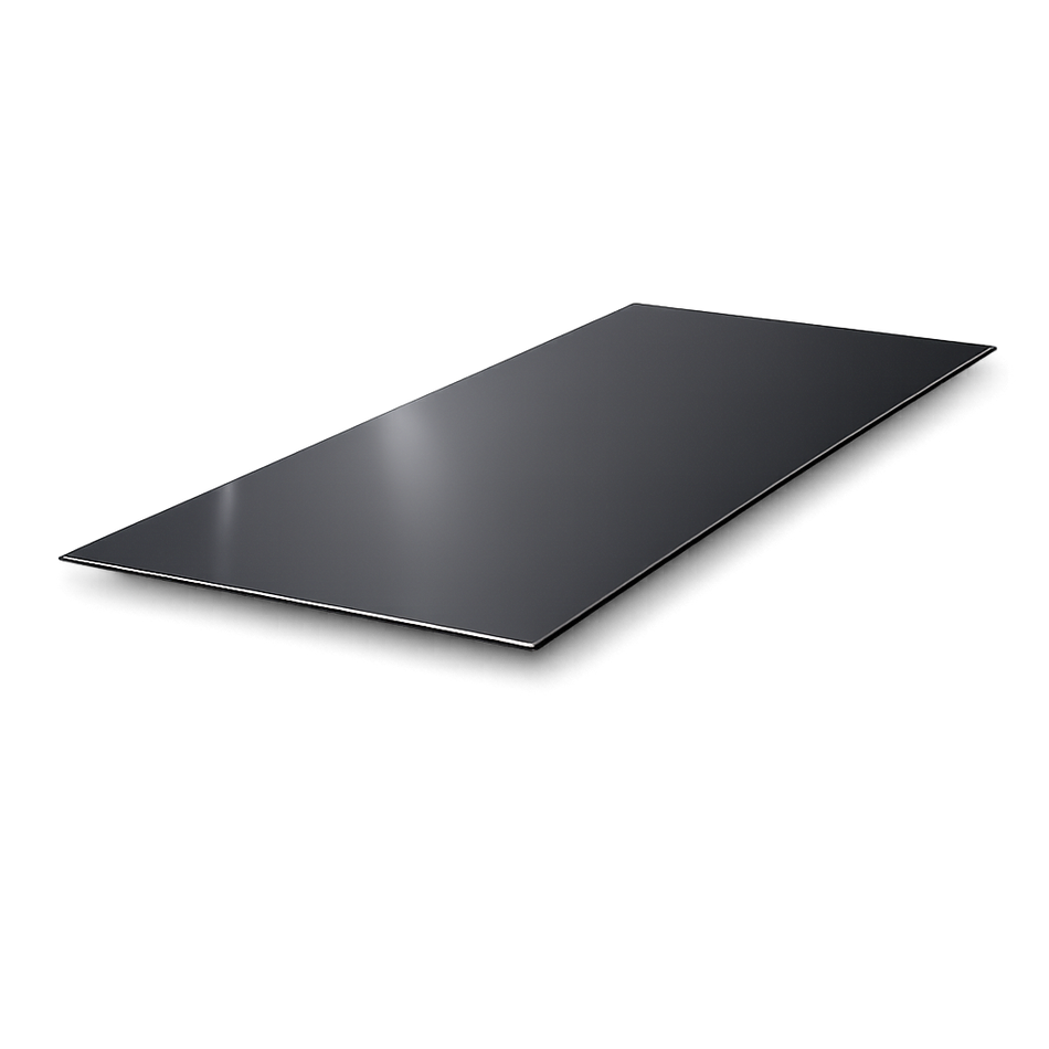 Charcoal Grey Aluminum Cargo Trailer RV Sheet Skin - 49" Wide .030" Thick (Painted)