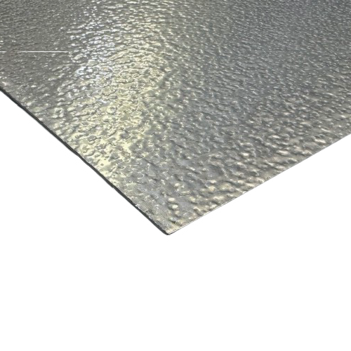 48" x 96" Mill Finish Stucco Aluminum Sheet .025" Thick - White Back