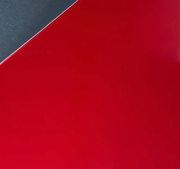 Red .040" Aluminum Cargo Trailer RV Sheet - 49" Wide (Painted)