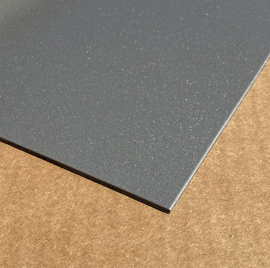 49" Pewter Aluminum Composite Sheet 'Alumi-Tec' Panels (.080")