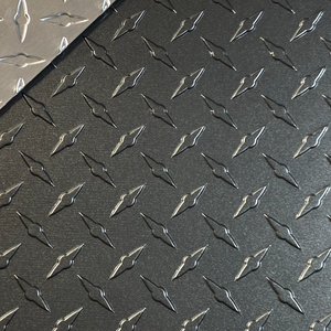 24" x 96" Charcoal Grey Diamond Plate Sheet .025" Thick