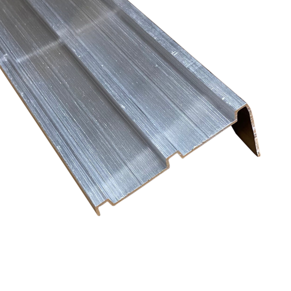 3 Ridge, 3" Wide Aluminum Cargo Trailer RV Cove Top Trim 92" x 1.5" Leg