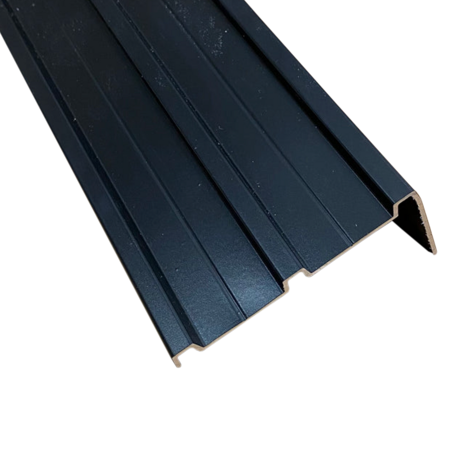 3 Ridge, 3" Wide Aluminum Cargo Trailer RV Cove Top Trim 92" x 1.5" Leg