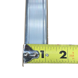 92" Aluminum Vinyl Insert Type RV Trailer Molding Trim 1 1/8" x 1/8" Leg