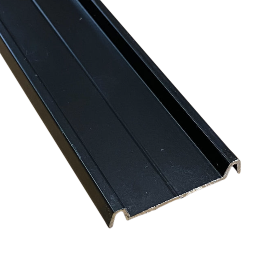 1-5/8" x 92" Aluminum Trailer Rub Rail Trim - Cargo & RV Flat Molding | Mill Finish or Black