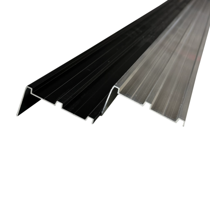 3 Ridge, 3" Wide Aluminum Cargo Trailer RV Cove Top Trim 92" x 1.5" Leg