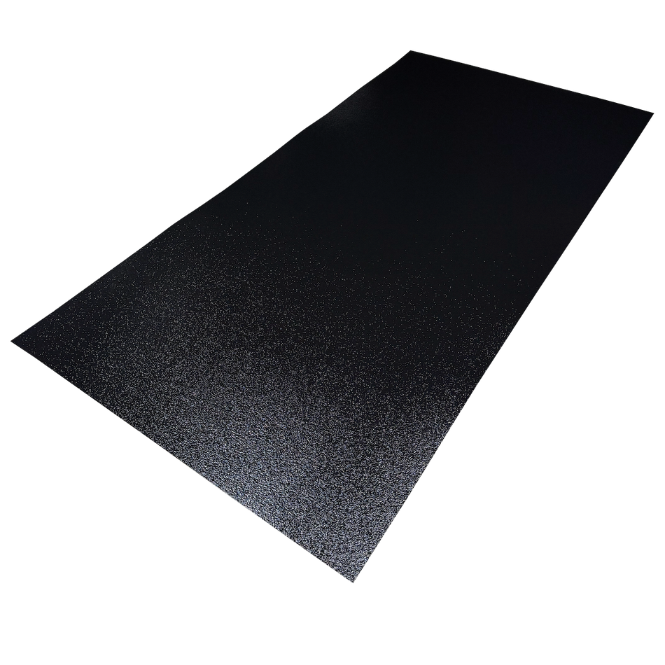 Black Aluminum Stucco Sheet – .025" Thick | Trailers, Walls, Utility Projects