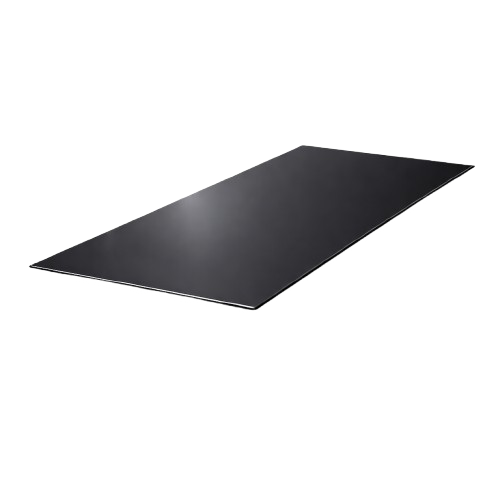 Matte Black Aluminum Cargo Trailer RV Sheet Skin - 49" Wide .030" Thick (Painted)