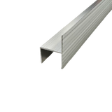 H-Channel 93" Aluminum Trim 2" x 1-3/8" (1-1/4" Inside) Cargo Trailer Door Trim, Chair Rail