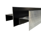 H-Channel 93" Aluminum Trim 2.5" x 1 5/8" Cargo Trailer Door Trim, Chair Rail