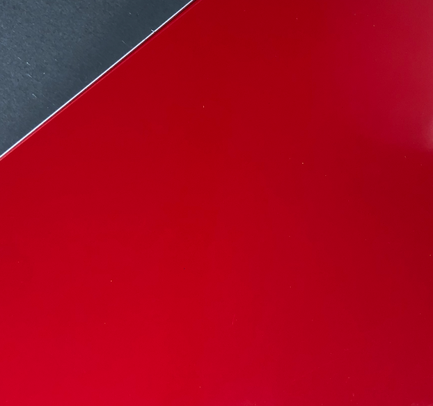 Red Aluminum Cargo Trailer RV Sheet Skin - 49" Wide .030" Thick (Painted)