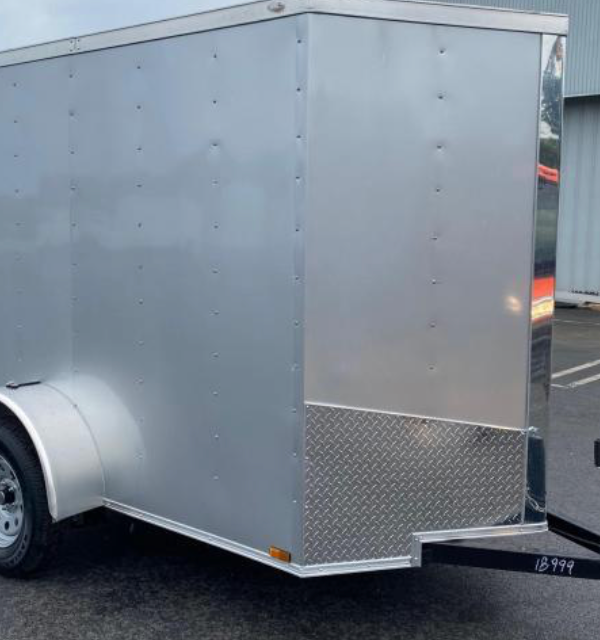 Silver Aluminum Cargo Trailer RV Sheet Skin - 49