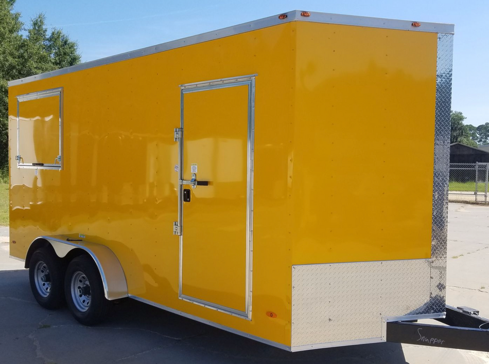 Yellow Aluminum Cargo Trailer RV Sheet Skin - 49" Wide .030" Thick (Painted)