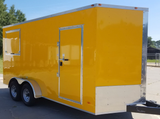 Yellow Aluminum Cargo Trailer RV Sheet - 49" Wide .030" Thick (Painted)
