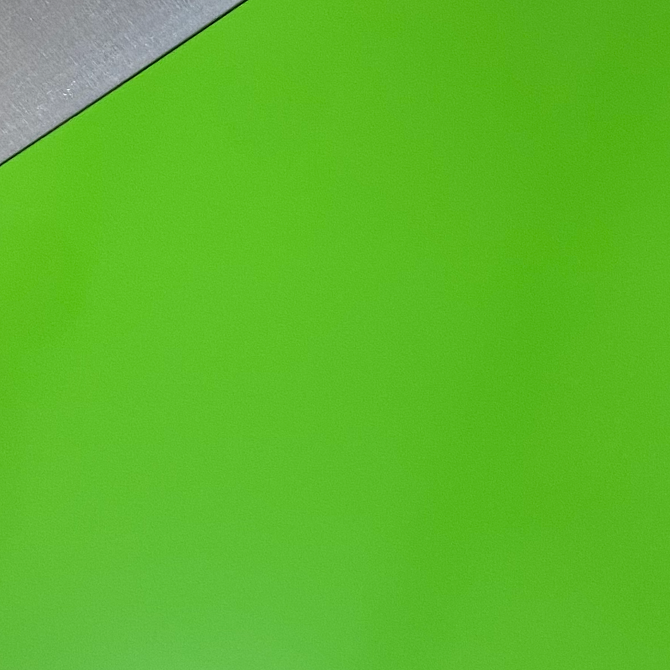 Green Aluminum Cargo Trailer RV Sheet Skin - 49" Wide .030" Thick (Painted)