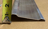 Large 4" Wide 2 Ridge Smooth Cargo Trailer RV Cove Trim 92" x 1" Leg